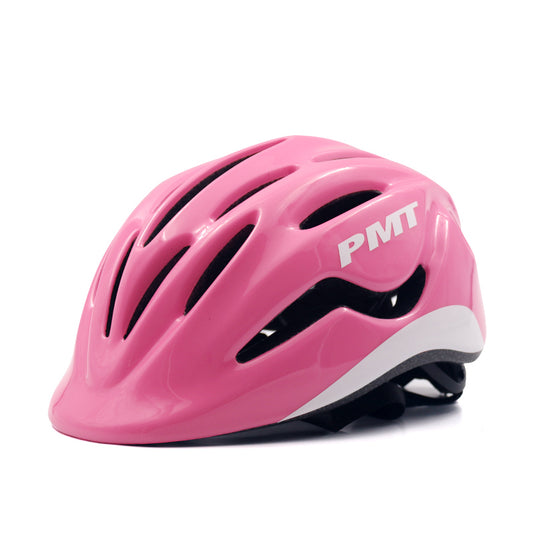 PMT K-10 children's bike helmet, ideal for young riders with a 52-55cm head circumference, front view