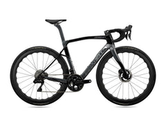 APPROVED CYCLING Pinarello Dogma X road bike, side profile displaying aerodynamic frame design.