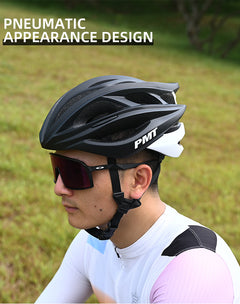 PMT M-12 helmet, internal view, showcasing padding and retention system for all-day comfort
