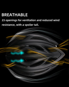 Approved Cycling PMT M-12 cycling helmet, bright natural light, emphasizing color accuracy and texture