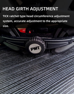 PMT M-12 Cycling Helmet, in rider's hands, highlighting material quality and lightweight construction