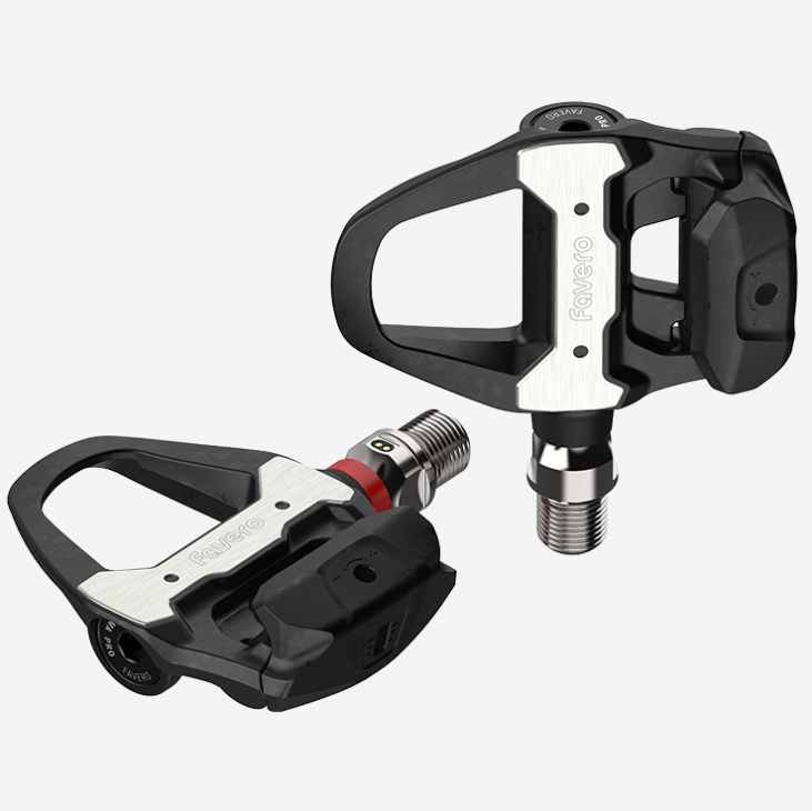 Favero Assioma PRO RS-1 road bike pedal with single-sided power meter, showcasing durable construction and accurate IAV Powe…