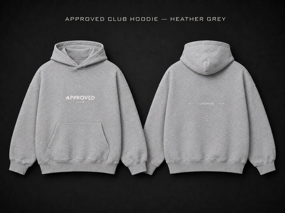 Approved Club LETSRIDE Hoodie — Heather Grey