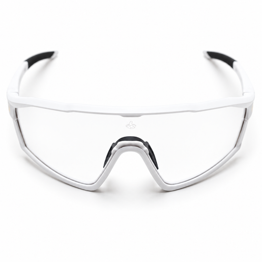 BananaZ Performance Eyewear – Matte White / Photochromic