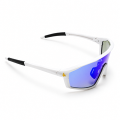 BananaZ Performance Eyewear – Matte White / Blue