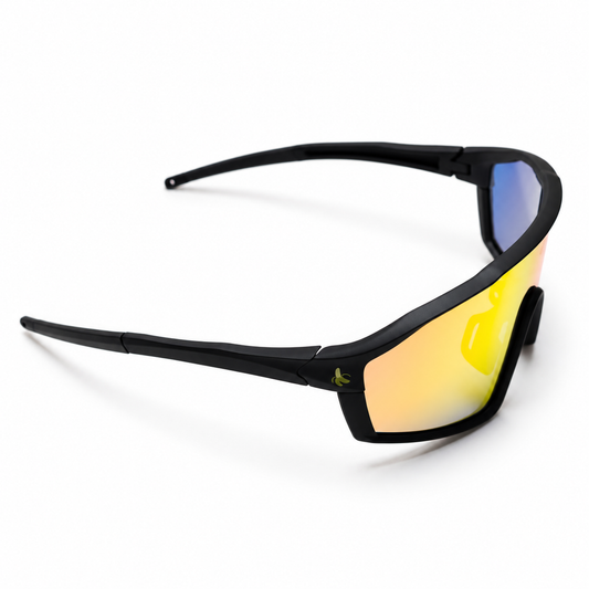 BananaZ Performance Eyewear – Matte Black / Red