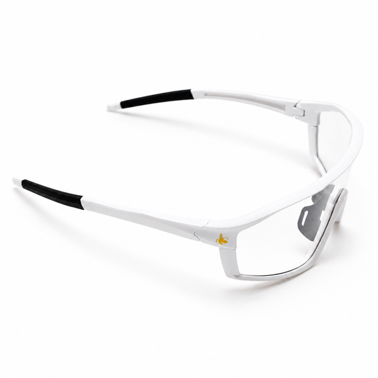 BananaZ Performance Eyewear – Matte White / Photochromic