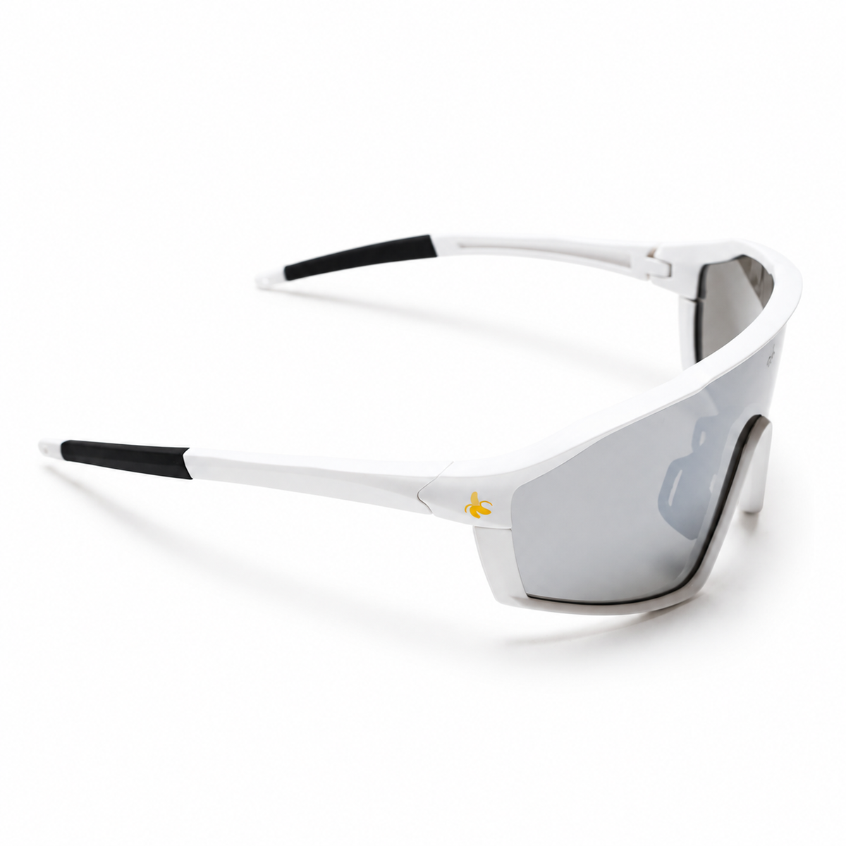 BananaZ Performance Eyewear – Matte White / Laser Black