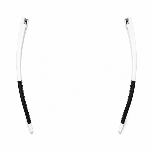 BananaZ Performance Eyewear – Matte White / Laser Black