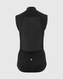 Rear view, ASSOS DYORA R Spring/Fall Gilet S11 women's, highlighting Sens Super Light back for breathability and temperature…