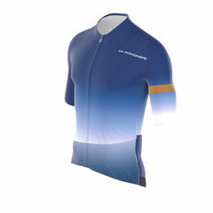 Approved Cycling La Primavera LTD Summer Cycling Jersey, detail of collar and zipper garage, precision finishing.