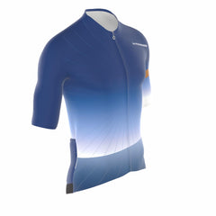 Approved Cycling La Primavera LTD Summer Cycling Jersey, close-up of 550CX Warp-Knit sleeve texture.