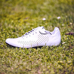 Rear view of Berk SITO 2.0, showcasing heel cup design and reflective elements for visibility.