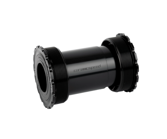 APPROVED CYCLING CeramicSpeed BB ALPHA: bottom bracket with hardened stainless races and advanced sealing, detailed shot.
