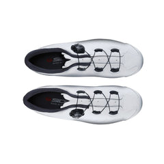 Front view of Sidi Fast 2 cycling shoes, emphasizing toe box structure and seamless upper construction.
