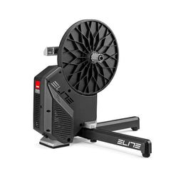Approved Cycling: Elite Rivo interactive trainer with power meter display, highlighting gradient simulation.
