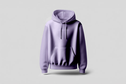 Approved Cycling Simple Oversized Hoodie on model, front view, showcasing relaxed fit and heavy-weight cotton.