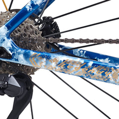 Nich Legend road bike, front view, featuring integrated cockpit and aerodynamic frame design.
