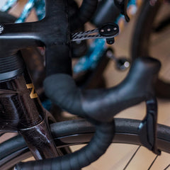 Nich Legends 4 road bike with Silk Road wheels, displaying rim and tire profile on a test ride.