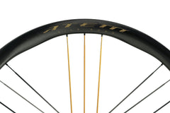 Approved Cycling ATEM SilkRoad 3.8 rear wheel, view of the hub and spokes, illustrating robust construction.