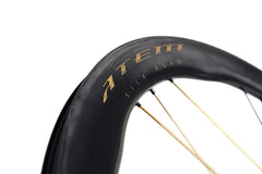 Pair of Approved Cycling ATEM SilkRoad 5.5 wheels, meticulously packaged with rim tape and tubeless valves, ready for assemb…