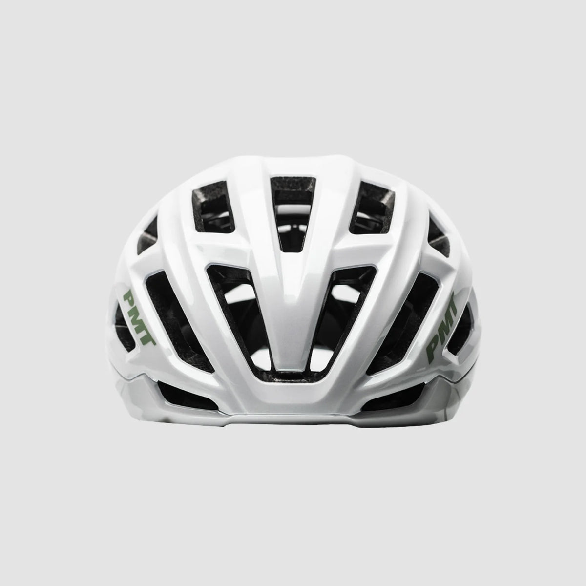 PMT Elegant MIPS helmet, front view. Aerodynamic, 15-vent design for optimal road cycling performance.