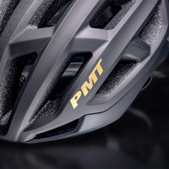 PMT Elegant MIPS helmet, demonstrating fit system adjustment. Precise tension control for personalized comfort.
