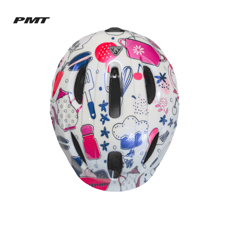 Approved Cycling PMT IDOL youth helmet, front view. Lightweight, safe road cycling essential for young riders.