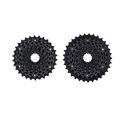 Close-up of the SixWeel 12s Evo Steel Series Cassette, emphasizing its PVD vacuum coating and structural integrity.