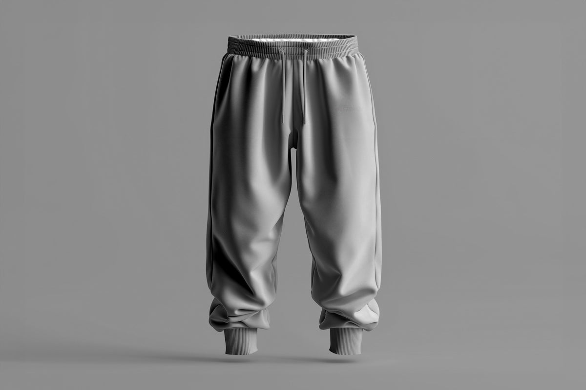 Approved Cycling Simple Oversized Sweatpants, brushed interior for comfort and warmth, ideal for post-ride recovery.