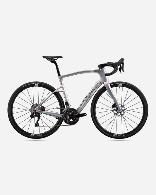 Pinarello X3 105 Di2 A1800 endurance road bike in Interstellar Alloy
