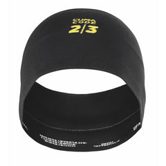 Assos Spring/Fall Cycling Headband, lightweight and windproof, shown from a rider's perspective in cool-weather conditions.…