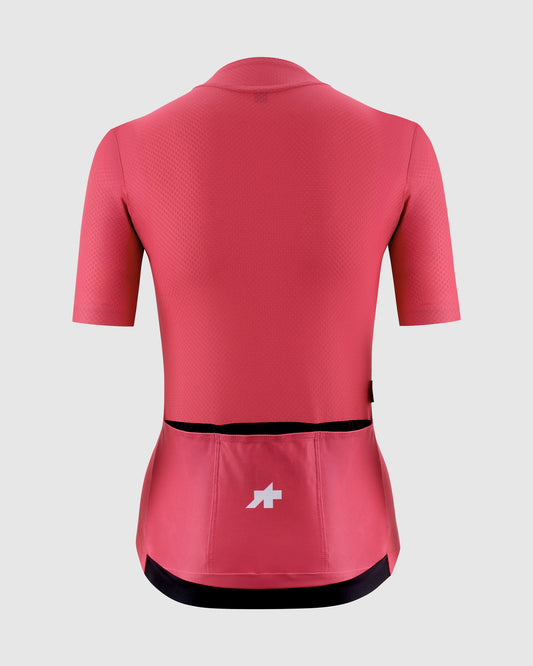 Assos DYORA R Jersey S11 Deadly Berry women's racing cycling jersey - back view with bonded tec pockets