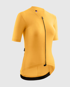 Assos DYORA R Jersey S11 Flame Orange - AirCell fabric and PILtec hem detail