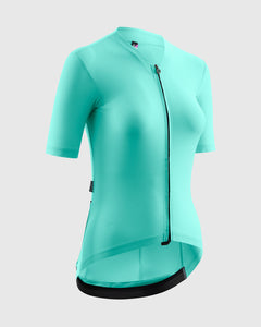Assos DYORA R Jersey S11 Halo Green - AirCell fabric and PILtec hem detail