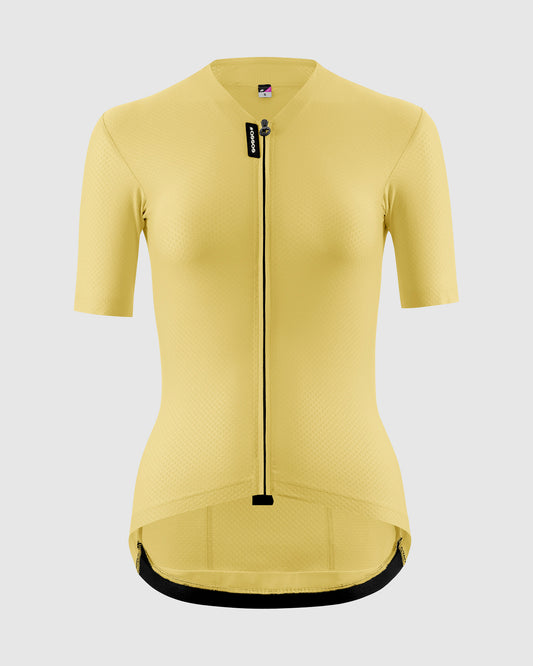 Assos DYORA R Jersey S11 Mystic Yellow women's racing cycling jersey - front view