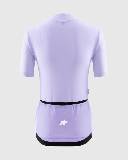 Assos DYORA R Jersey S11 Stella Lavender women's racing cycling jersey - back view with bonded tec pockets