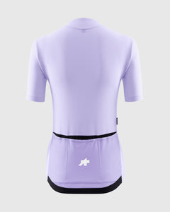 Assos DYORA R Jersey S11 Stella Lavender women's racing cycling jersey - back view with bonded tec pockets