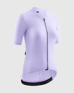Assos DYORA R Jersey S11 Stella Lavender - AirCell fabric and PILtec hem detail