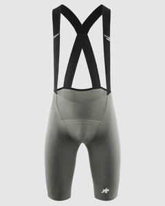 Assos Equipe R Bib Shorts S11 Edge Green men's racing bib shorts - front view