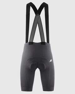 Assos Equipe R Bib Shorts S11 Robust Grey - back view showing X-Frame suspension