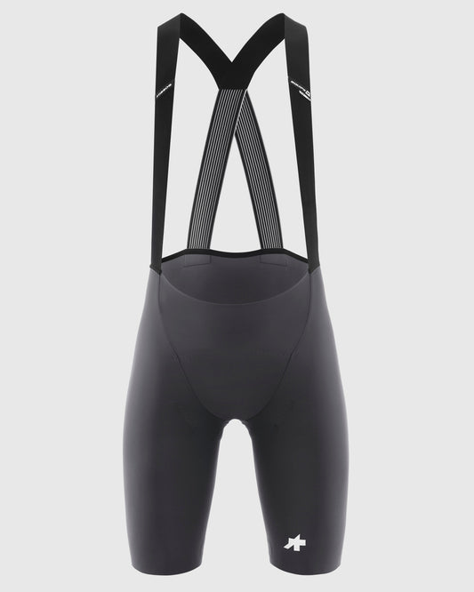 Assos Equipe R Bib Shorts S11 Robust Grey men's racing bib shorts - front view