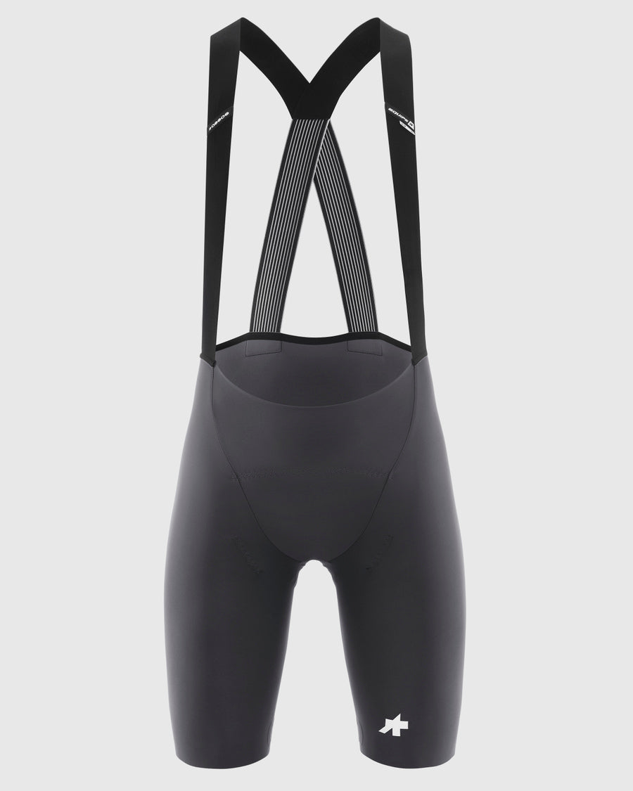 Assos Equipe R Bib Shorts S11 Robust Grey men's racing bib shorts - front view