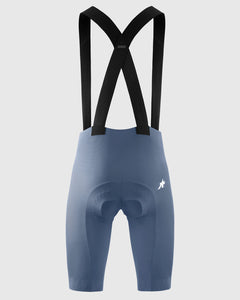 Assos Equipe R Bib Shorts S11 Secret Blue - back view showing X-Frame suspension