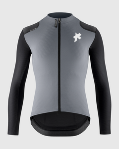 Assos EQUIPE RS Spring Fall Jacket S11 front view in Fanatic Silver