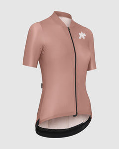 Assos UMA GT Jersey S11 EVO Blossom Pink - AirCell fabric and Eclipse sleeve detail