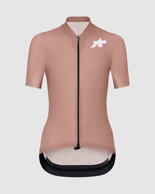 Assos UMA GT Jersey S11 EVO Blossom Pink women's cycling jersey - front view