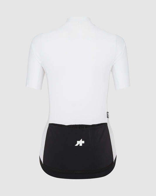 Assos UMA GT Jersey S11 EVO White Series women's cycling jersey - back view with triple ramp pockets