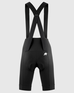 Assos women’s bib shorts — black with leg grippers