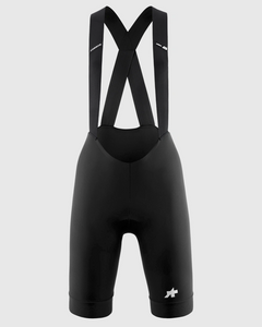 Assos women’s bib shorts — black with leg grippers